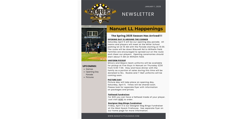 March 16 Newsletter